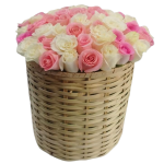 canasto-rosas-rosadas-blancas-cumpleanos-cali